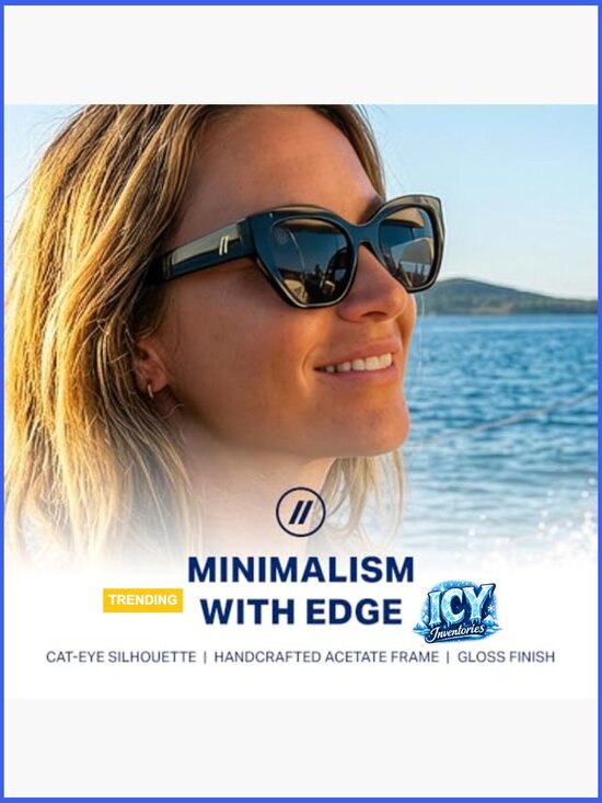 Polarized Cat Eye Sunglasses for Women – UV Protection, Trendy Shades for main image 5